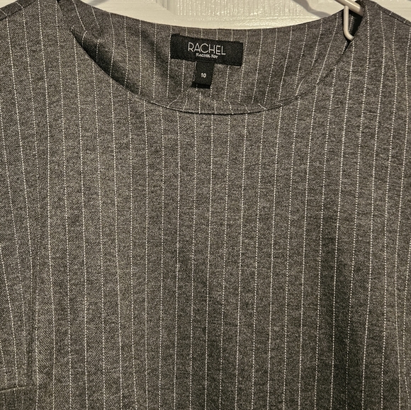 Rachel Roy midi pinstripe dress size 10 - Picture 4 of 11